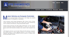 Desktop Screenshot of gfmdiagnostics.co.uk